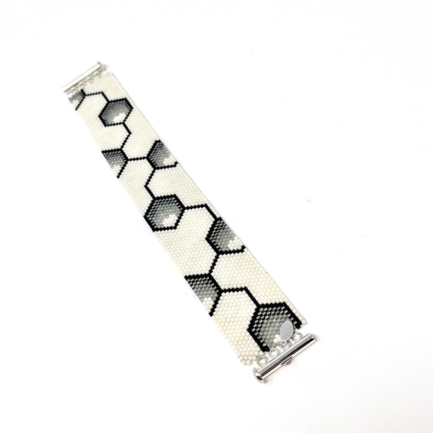 Hexagon Wide Bracelet