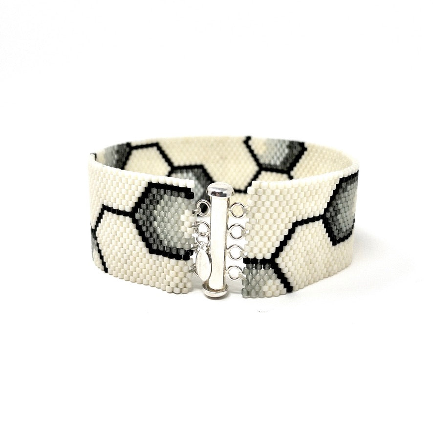 Hexagon Wide Bracelet