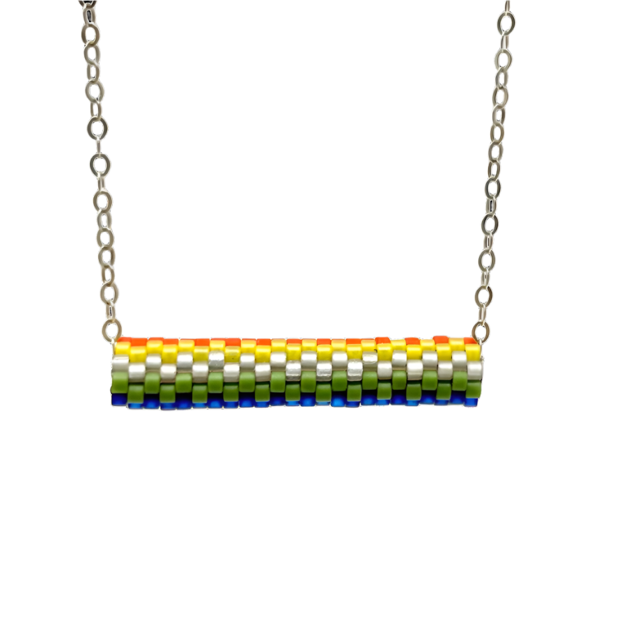 Madison- rainbow stripe