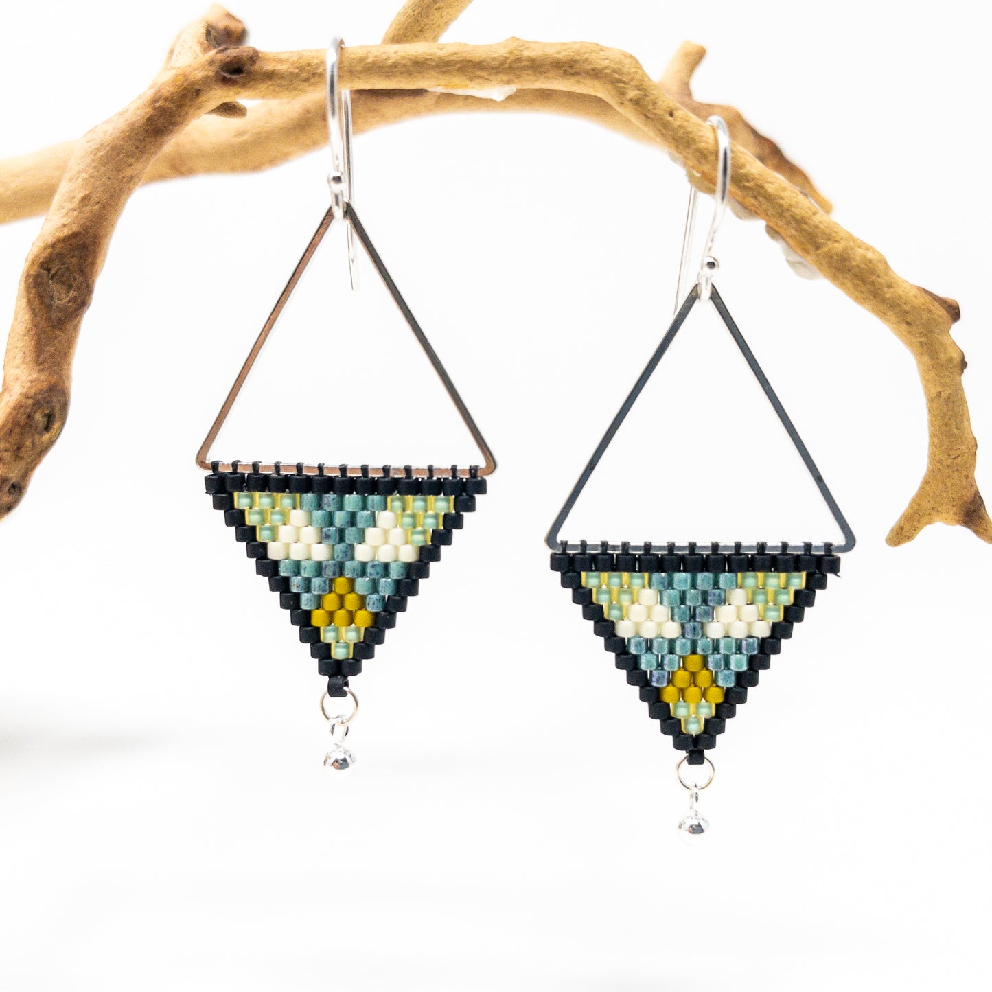 Diamond Brick Stitch Earrings