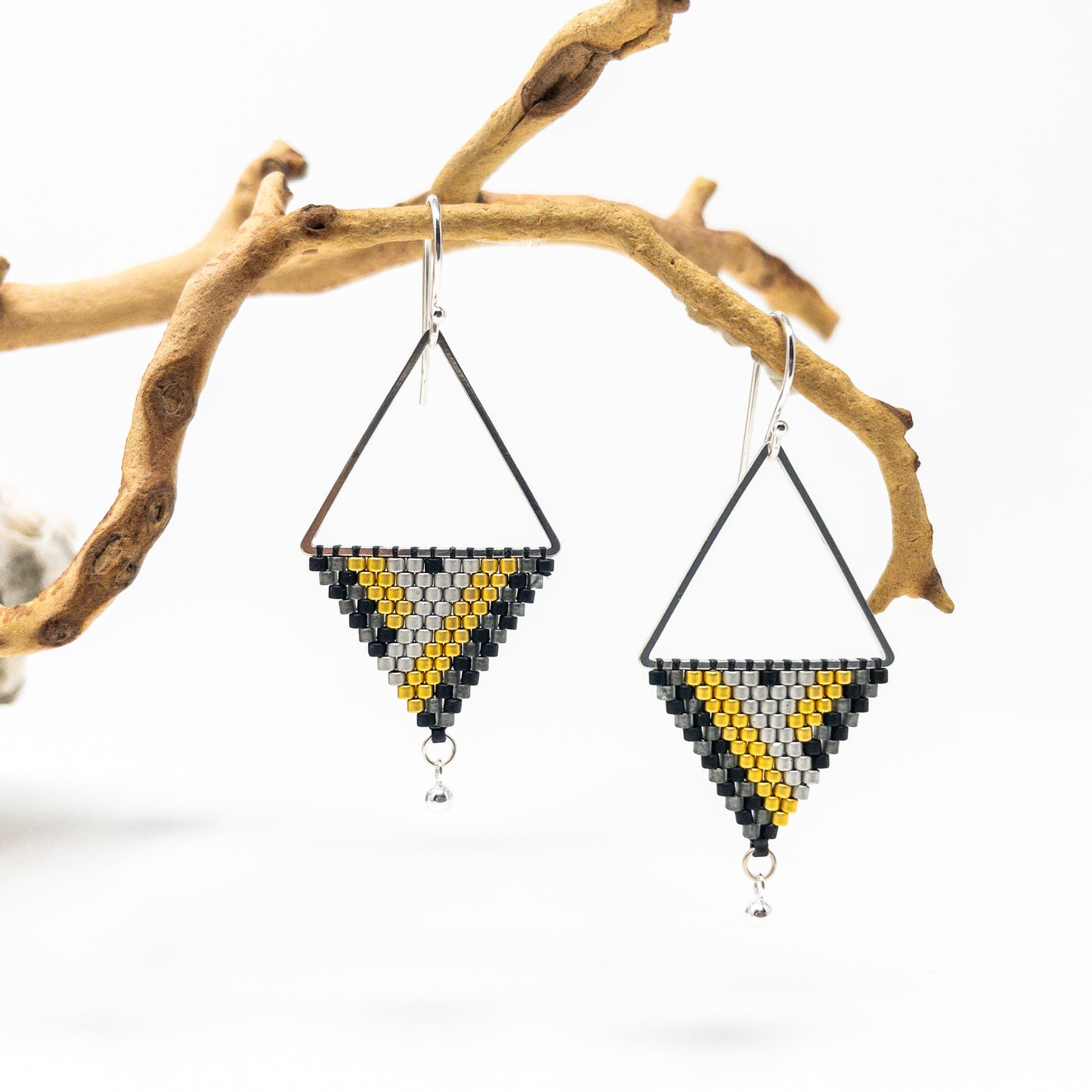 Diamond Brick Stitch Earrings