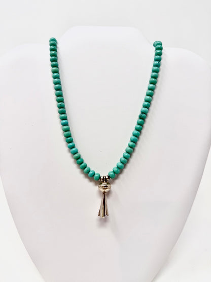 Campito Turquoise & Squash Blossom